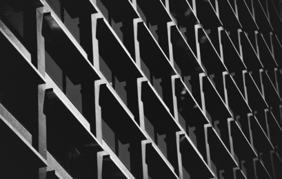 abstract black and white architecture