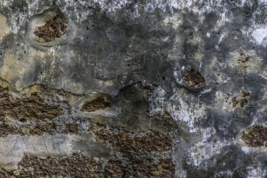 wall of st. paul's church, malacca.