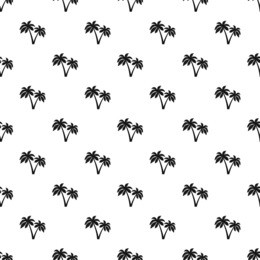 palms pattern. simple illustration of palms vector pattern. beach tree seamless jungle ornamental background for web and digital