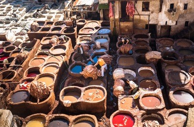 fes morocco leather production