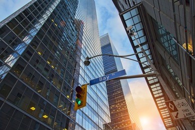 bay street - hub of toronto financial life