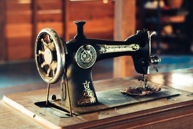 old sewing machine
