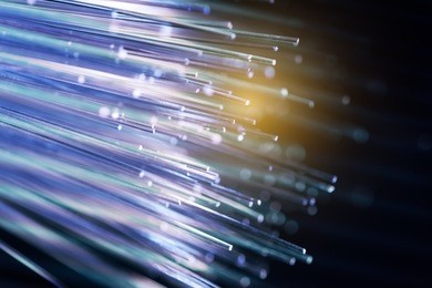 fiber optical picture with details and light effects