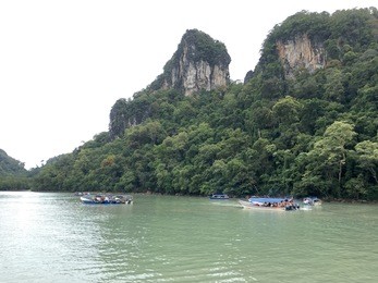 langkawi, malaysia : dayang bunting marble, geoforest park,  tourists island hoping, it is one of the main attraction in langkawi , malaysia