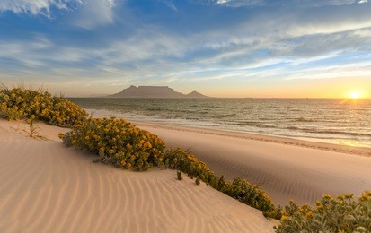 cape town beach sunset