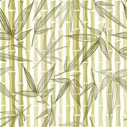 bamboo seamless pattern. fashion trend print. leaves and stems of bamboo. tropical plants.
