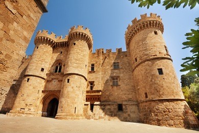 the grand master palace of rhodes, greece