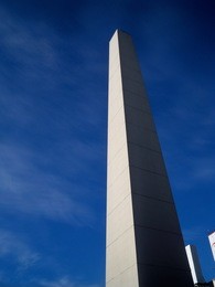 low angle closeup of the obelisk (buenos aires, argentina)
