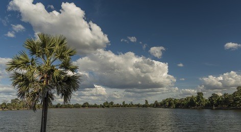 srah srang lake in nice january weather in cambodia