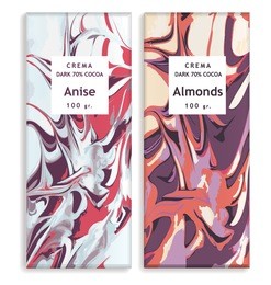 chocolate packaging swirls design. editable vector illustrator file.
can use as a mock up for your design projects.