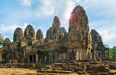 bayon temple, siem reap, cambodia
