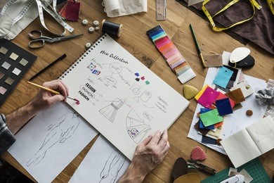 fashion designer stylish showroom concept