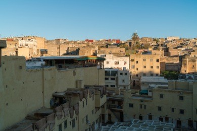 view of old medina in fes

