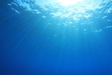 underwater ocean background photo