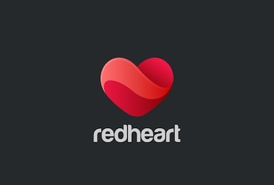 heart logo design vector template. st. valentine day of love symbol.
cardiology medical health care logotype concept icon.