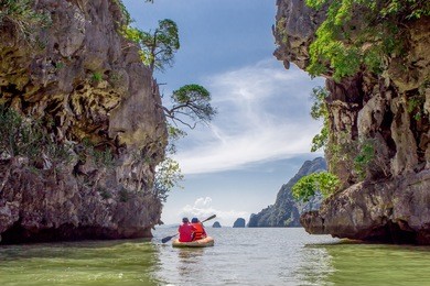 boating island, phang nga
