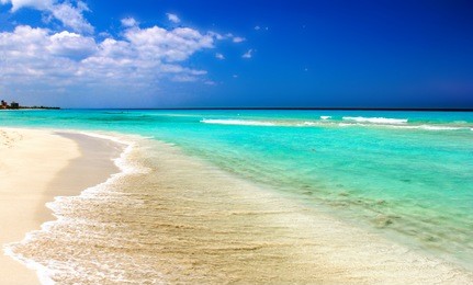 varadero beach. coast on atlantic ocean