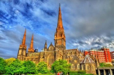 the cathedral church and minor basilica of saint patrick in melbourne, australia