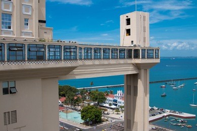photo of the lacerda elevator in salvador bahia brazil