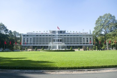 the area in front of the presidential palace.