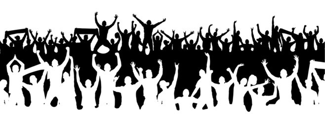 background with crowd people.