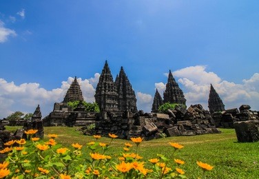 prambanan temple in yogyakarta,indonesia.
