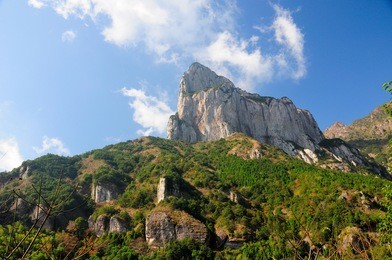 the  mountains in the fangdong scenic area of yandangshan located in zhejiang province china.   
