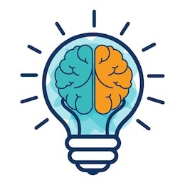 brain storm with bulb