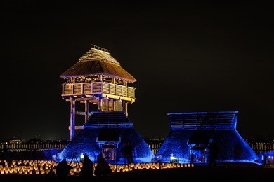 night view,yoshinogari saga