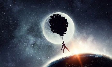 escape from daily routine . mixed media