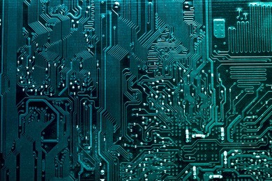 circuit board. electronic computer hardware technology. motherboard digital chip. tech science background. integrated communication processor. information engineering component.