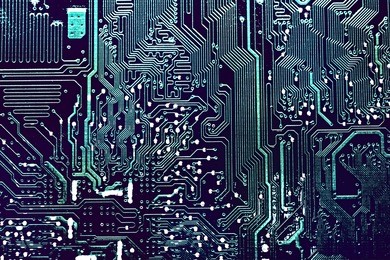 circuit board. electronic computer hardware technology. motherboard digital chip. tech science background. integrated communication processor. information engineering component. 