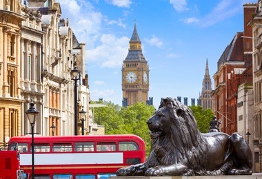 london trafalgar square in uk england