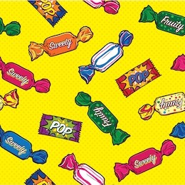 colorful candy seamless pattern