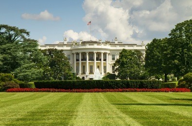 the white house, the official residence of the president of the united states of america