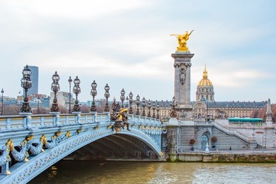 alexandre iii bridge, paris france