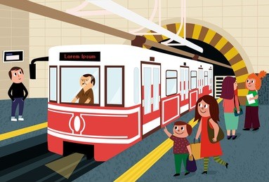 old metro station