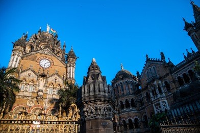 chhatrapati shivaji terminus. it serves as headquarters of the central railways, formerly victoria terminus is a historic railway station in mumbai. india
