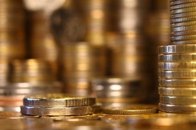 money, money,money. coins.