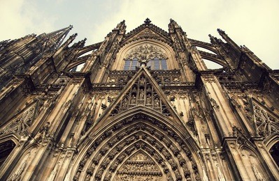 cologne cathedral. world heritage - a roman catholic gothic cathedral in cologne.