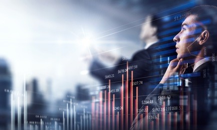 he is thinking ahead . mixed media