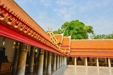 wat benchamabophit-the marble temple in bangkok.
