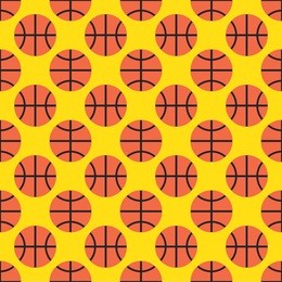 seamless basketball pattern