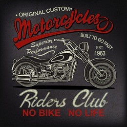 vintage  motorcycle  poster , t-shirt  print.
