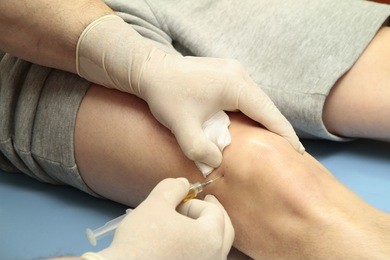 platelet rich plasma prp used in 
treatment of knee injuries