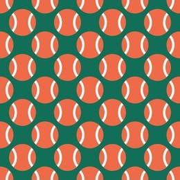 seamless tennis pattern
