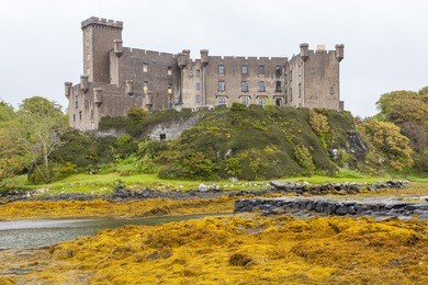 dunvegan castle on the isle of skye, scotland