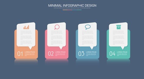business  infographic  template  the concept is circle option step with  full color icon can be used for diagram  infograph  chart  business presentation or web , vector design element  illustration