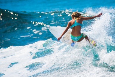 riding the waves. costa rica, surf paradise