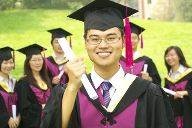 asian student graduation